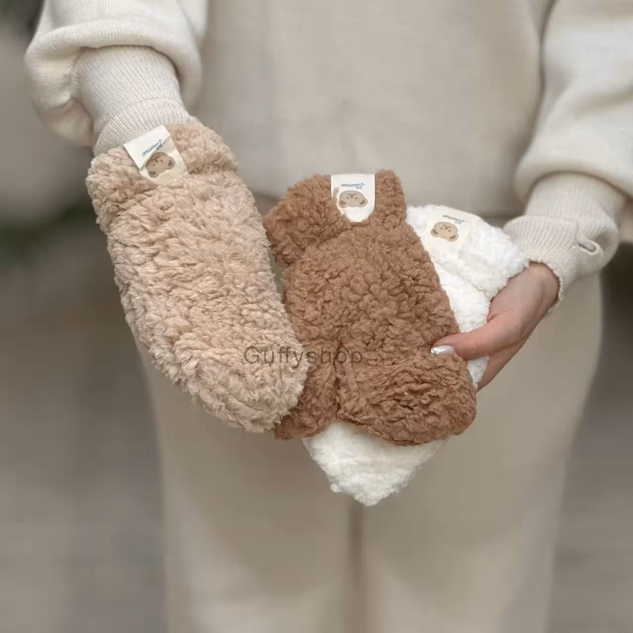 دستکش تدی لیبل خرسی