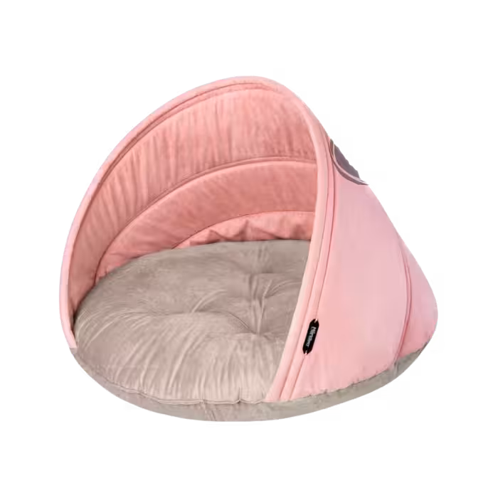 لانه گرد سایز 2 رنگ/طرح صورتی کد 1206 برند Ninapet نیناپت