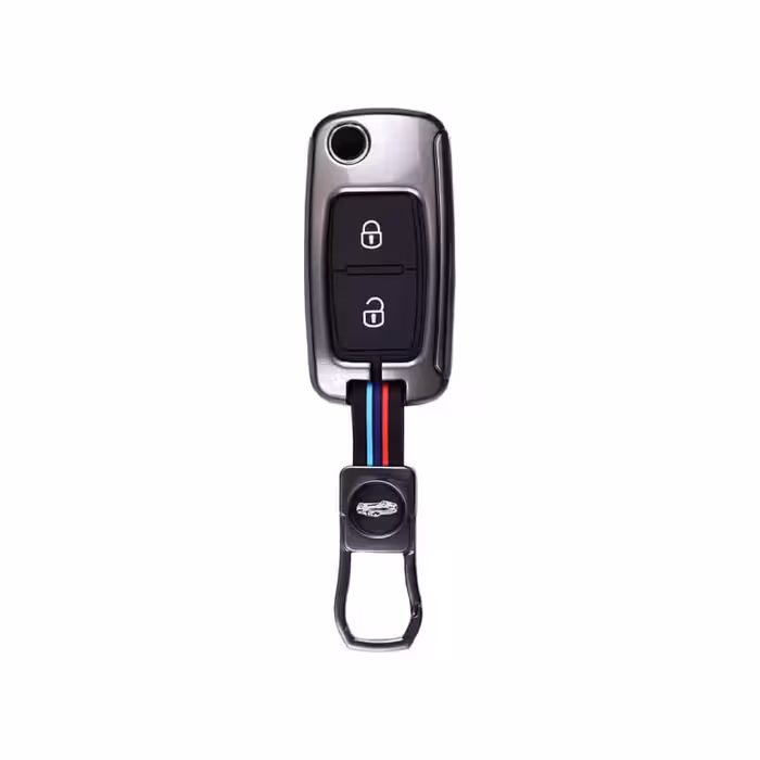 کاور ریموت فلزی پژو دو دکمه