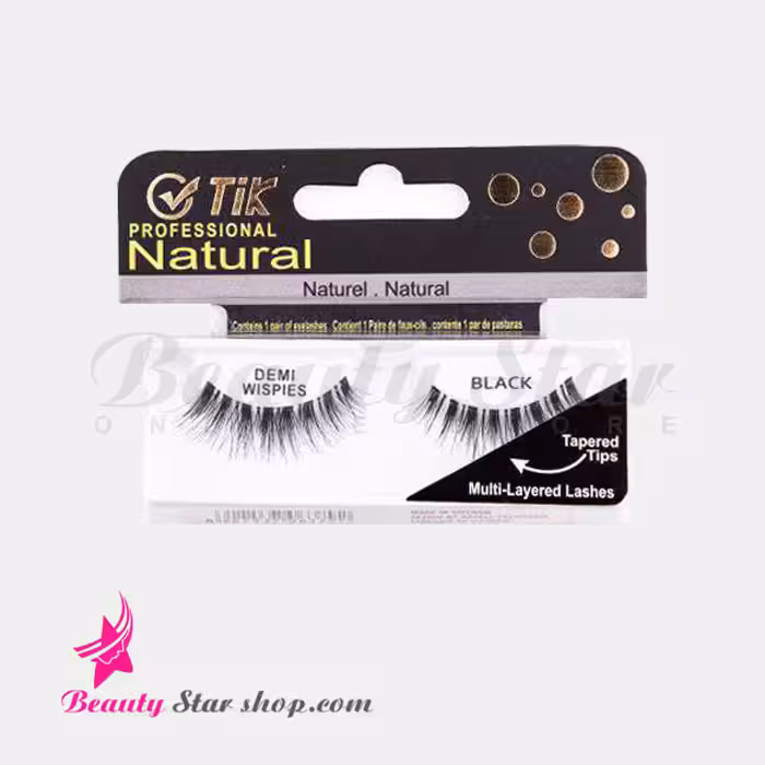 مژه مصنوعی دمی ویسپایس کارت مشکی تیک