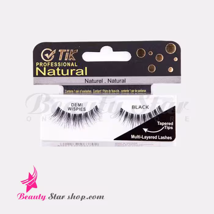 مژه مصنوعی دمی ویسپایس کارت مشکی تیک