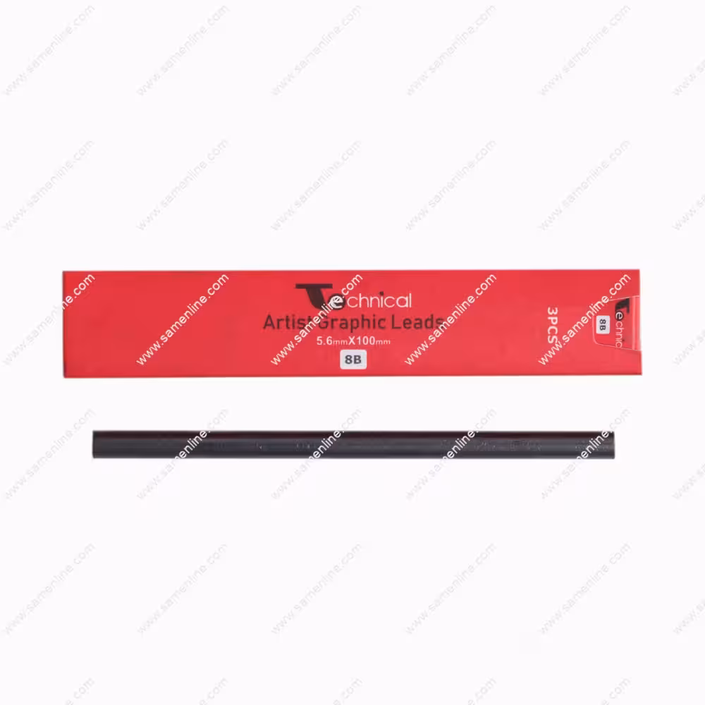 مغزی اتود 5 میل تکنیکال رنگ مشکی با درجه سختی 8B بسته ای