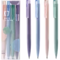 خودکار ژله ای مشکی کاکو Kaco مدل K7 نوک 0.5 میلی‌متری 4 عددی