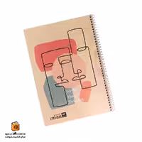 دفتر خط دار کرافت 60 برگ طرح مینیمال ایمان (iman)