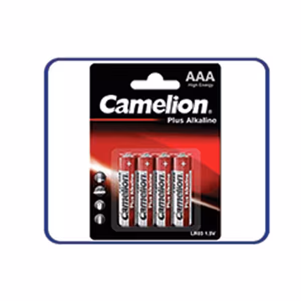 باتری نیم قلمی آلکالاین پلاس 4 تایی کملیون