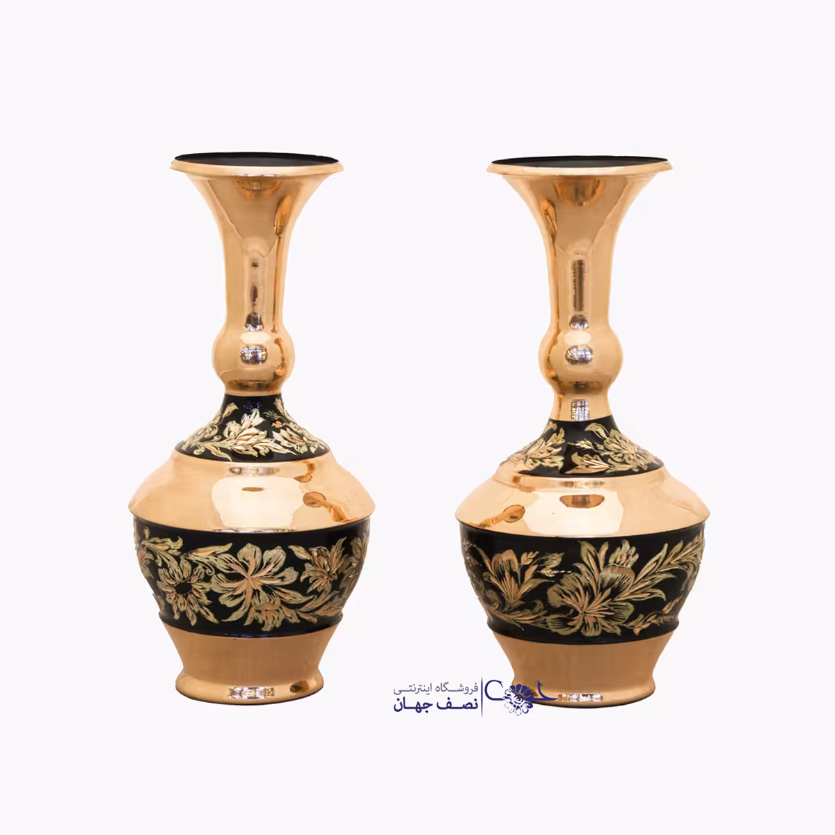 جفت گلدان الماس تراش کدgsh201