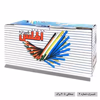 شیرازه شماره 4 اطلس بسته 100 عددی رنگ طوسی