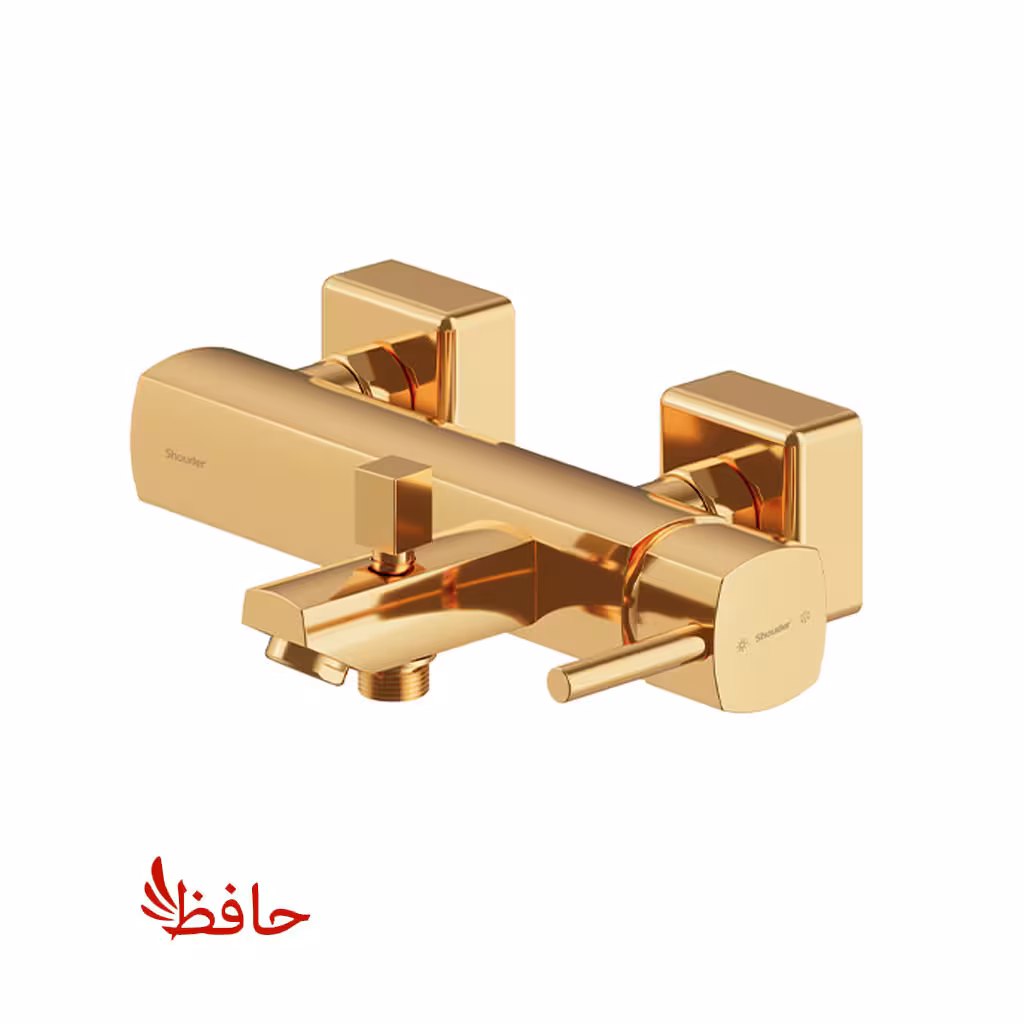 شیر حمام شودر مدل یونیک طلایی