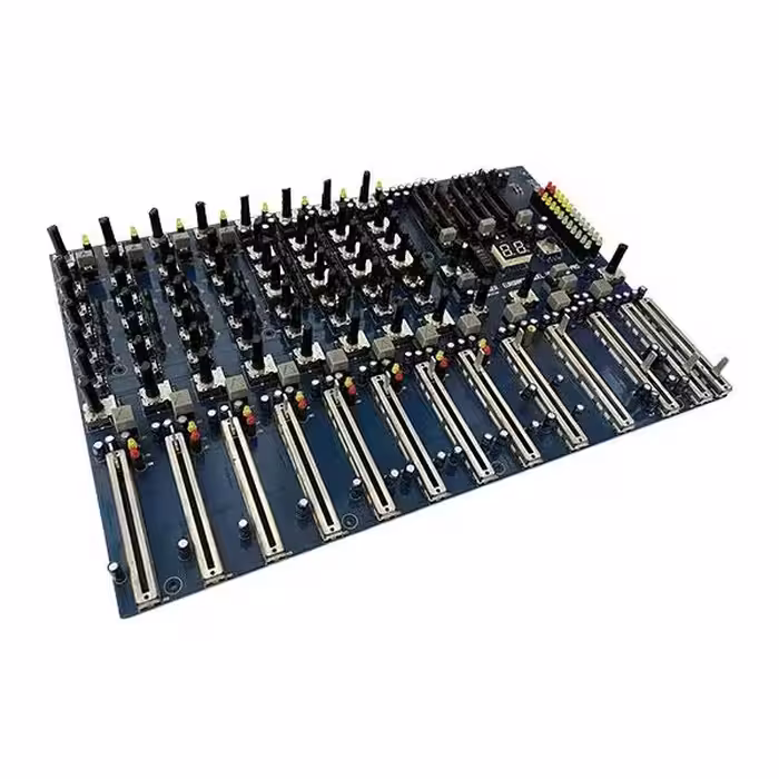 مادر برد میکسر آنالوگ بهرینگر مدل (BEHRINGER EURORCK VB1222FX-PRO) (تعدادی ولوم خراب دارد)