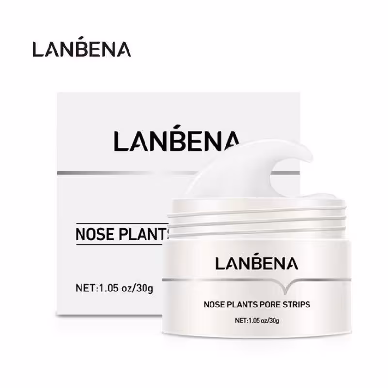 چسب بینی ضد جوش سرسیاه کاسه ای لانبنا lanbena ا Nose Plants Pore Strips Lanbena