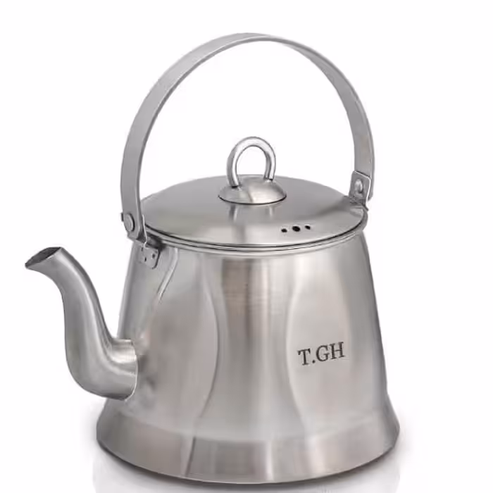 کتری لوله دار قیطاسی 2.5 لیتری مدل 302000 مات کف چدن