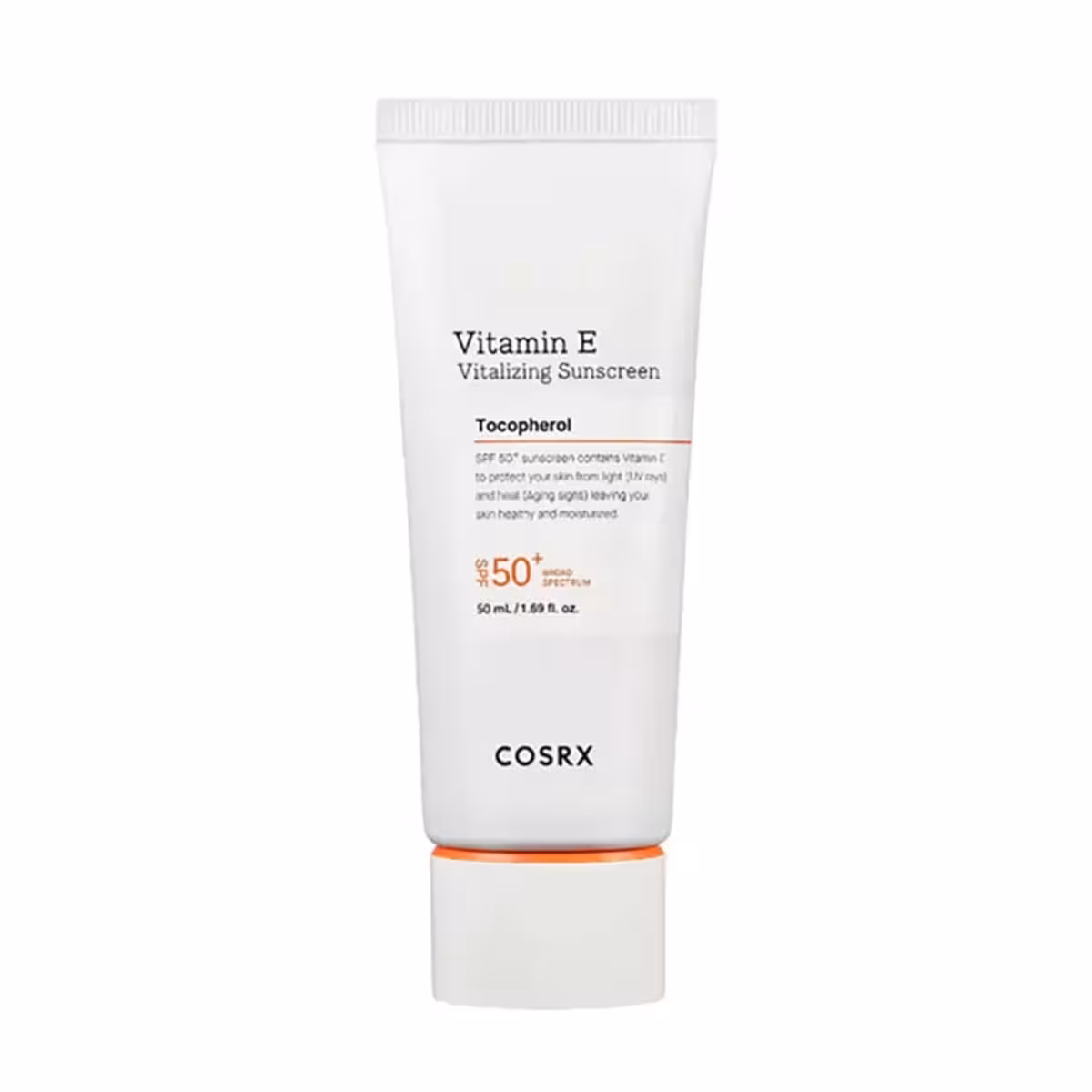 ضدآفتاب روشن کننده SPF 50 ویتامین ای کوزارکس COSRX حاوی ویتامین E حجم 50ml