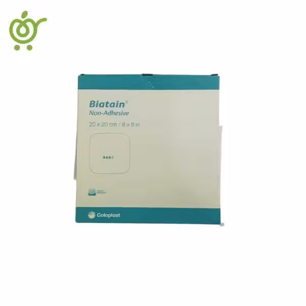 پانسمان فوم بیاتین کلوپلاست 20*20 Biatain Non-Adhesive Coloplast