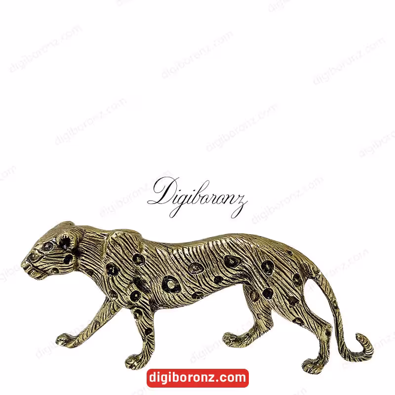 دکوری برنجی برنزی ببر