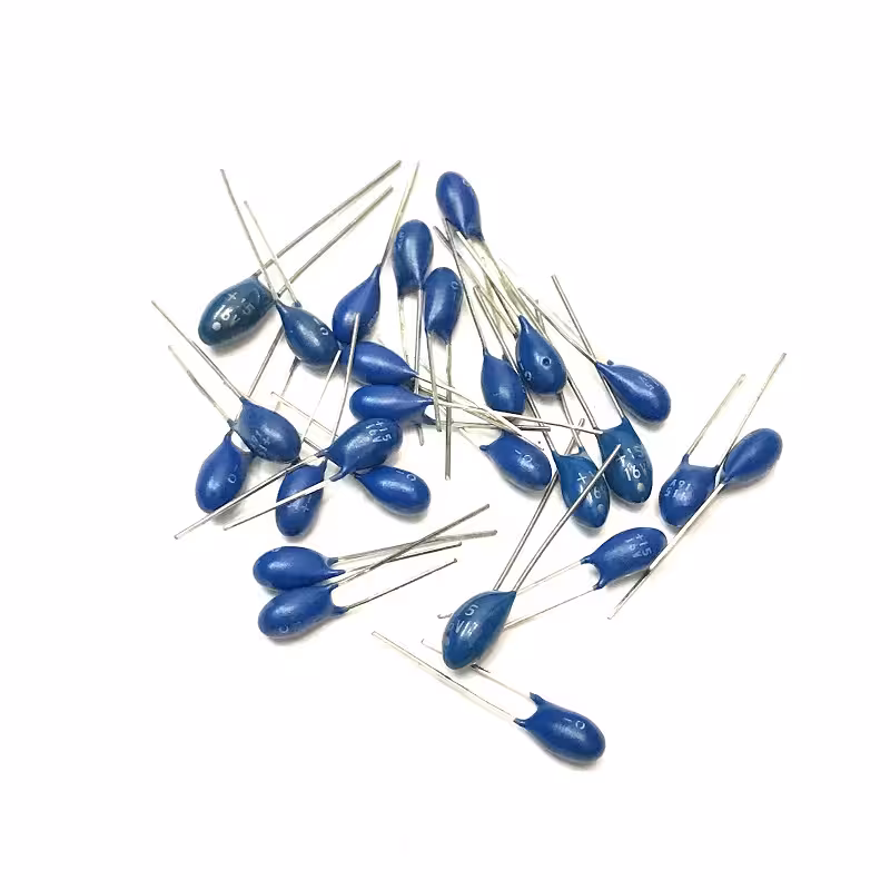 خازن تانتالیوم اشکی 15 میکروفاراد 16 ولت