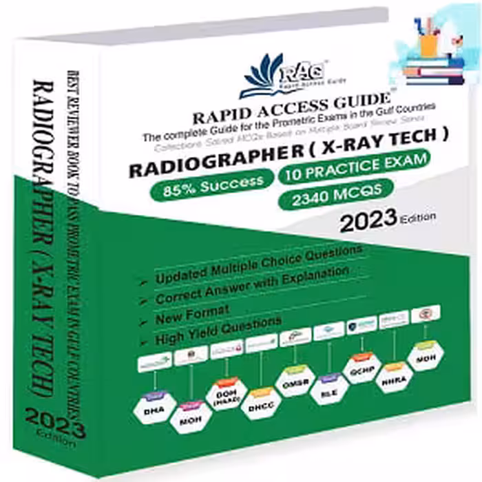 Radiographer X-Ray Technician Exam Book Prometric Questions MCQ