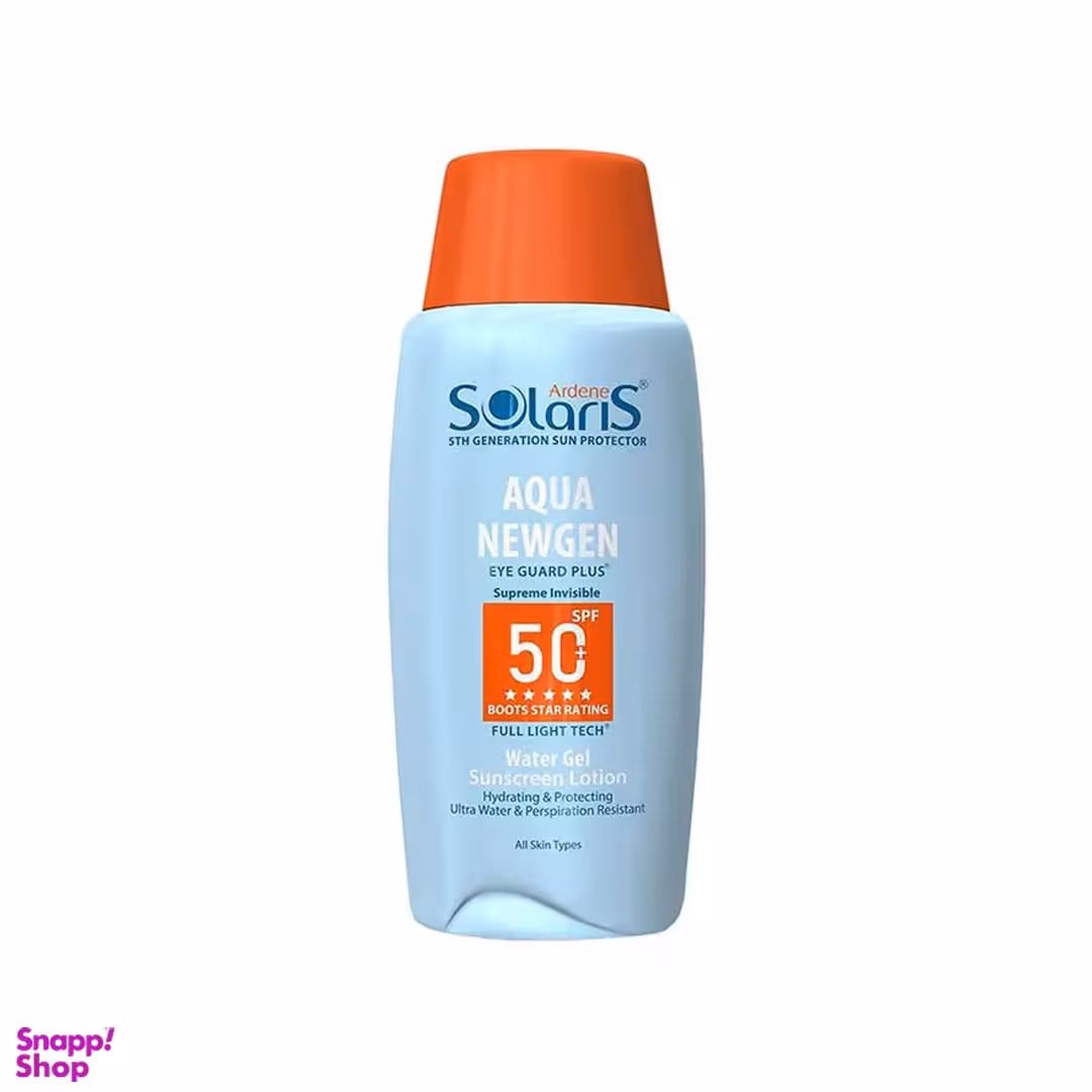 لوسیون ضد آفتاب آردن (Ardene) مدل Solaris Aqua Newgen با SPF 50