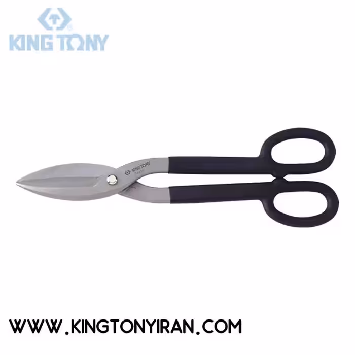 74416 – قيچي ورق بر دسته عينکي  41 سانت (ورق تا قطر 1/6 ميليمتر ) کينگ توني