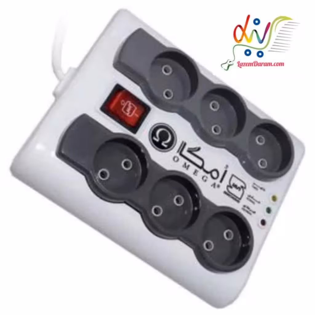 محافظ برق 6 خانه امگا P6000