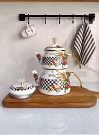 کتری قوری لعابی شاهین کد 109