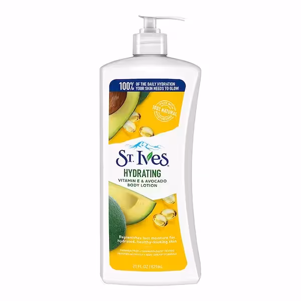 لوسیون بدن عصاره آووکادو و ویتامین E سینت ایوز St.ives