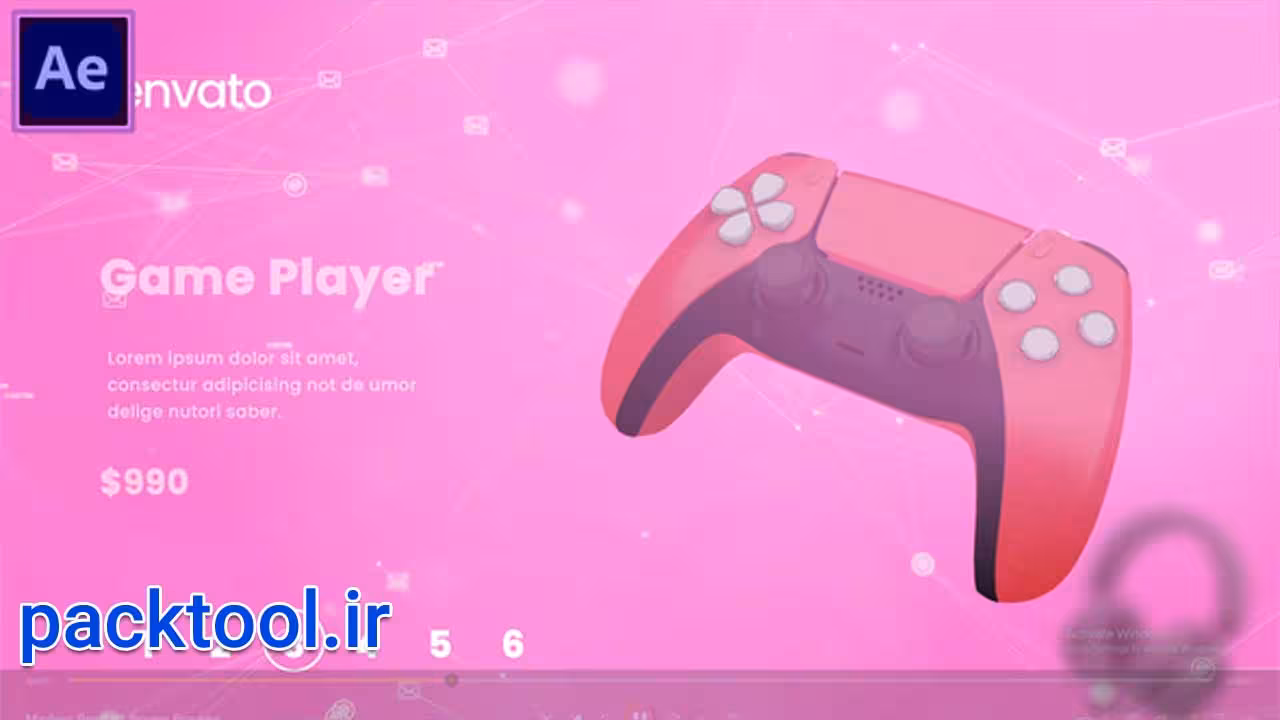 دانلود پروژه آماده افتر افکت تیزر تبلیغاتی مدرن محصولات Modern Product Promo - پک تول