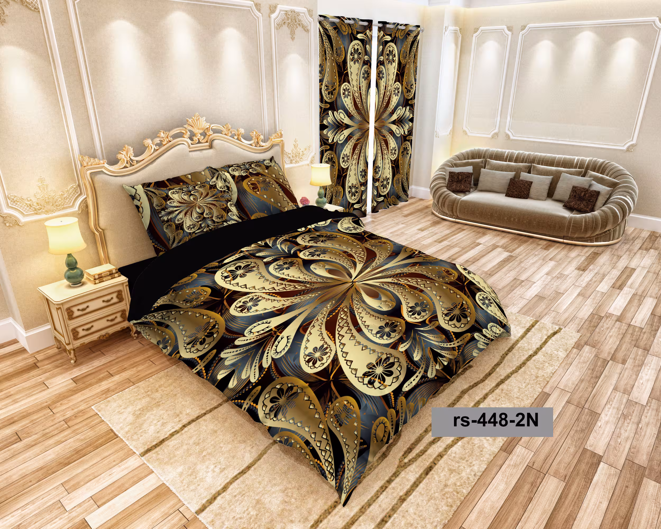 لحاف روتختی تنسل سه بعدی (3D) کالای خواب متین کد 0448