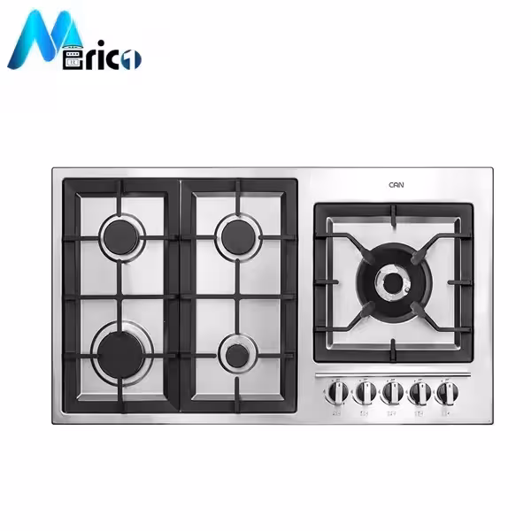 گاز رومیزی کن کد 513S پنج شعله استیل