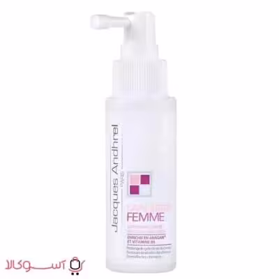 لوسیون ضد ریزش مو خانم ها ژاک آندرل پاریس مدل capilactive femme حجم 60 میل
