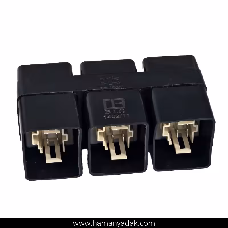 رله کولر پراید سه قلو مشکی برند BIG