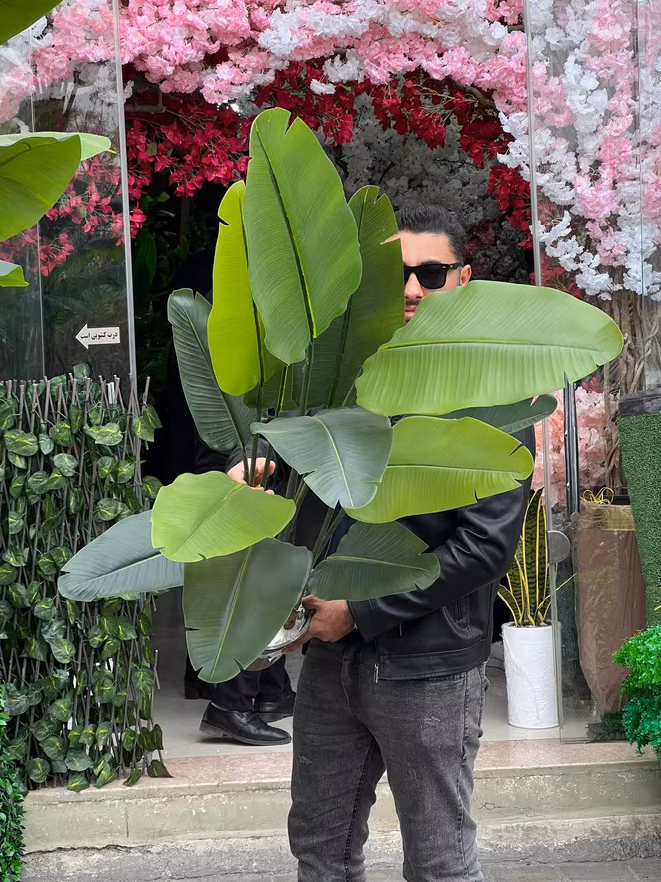 درختچه مصنوعی پرنده بهشتی 160سانتی 13برگ