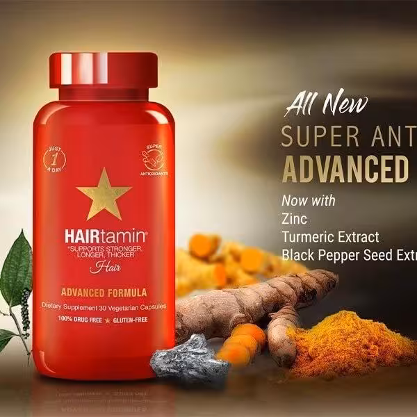 کپسول تقویت کننده مو هیرتامین اصل  Advanced Formula مدل  30عددی ساخت آمریکا