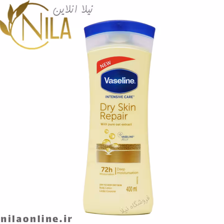 لوسیون بدن زرد وازلین vaseline حجم 400 میلی لیتر