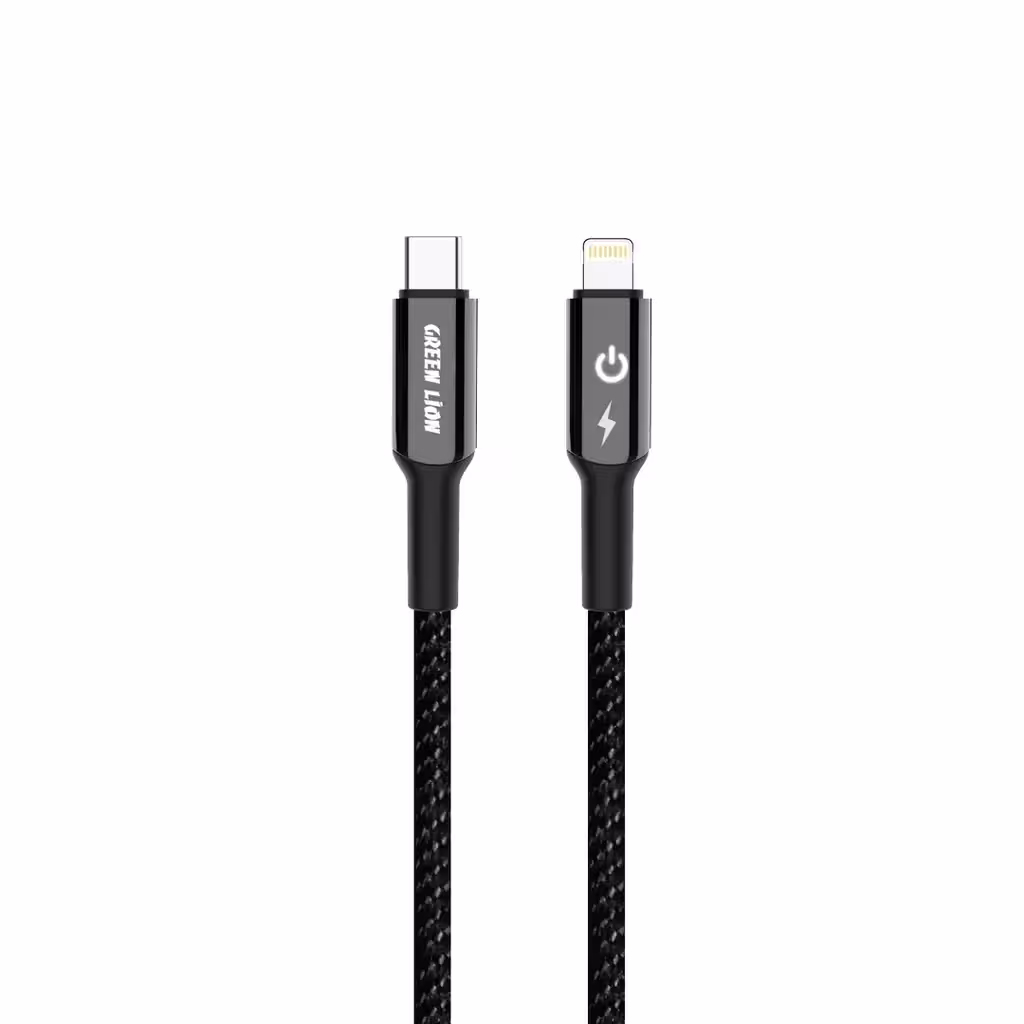 کابل 18 وات تایپC به لایتنینگ گرین لاین Green Lion USB-C to Lightning
