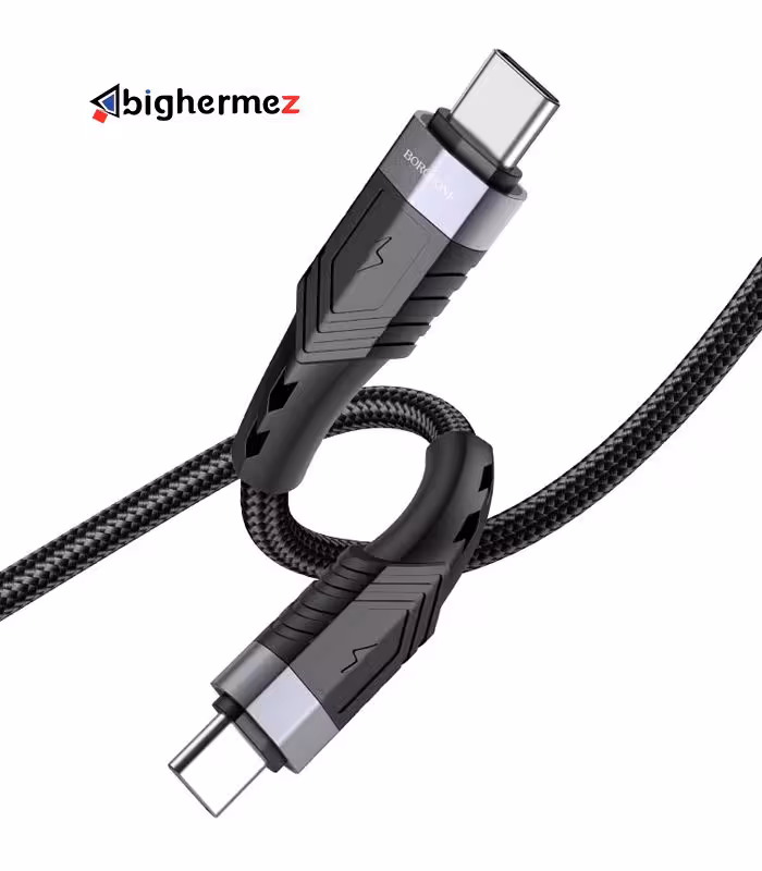 کابل شارژ دوسر TYPE-C بروفون مدل BU35 60W