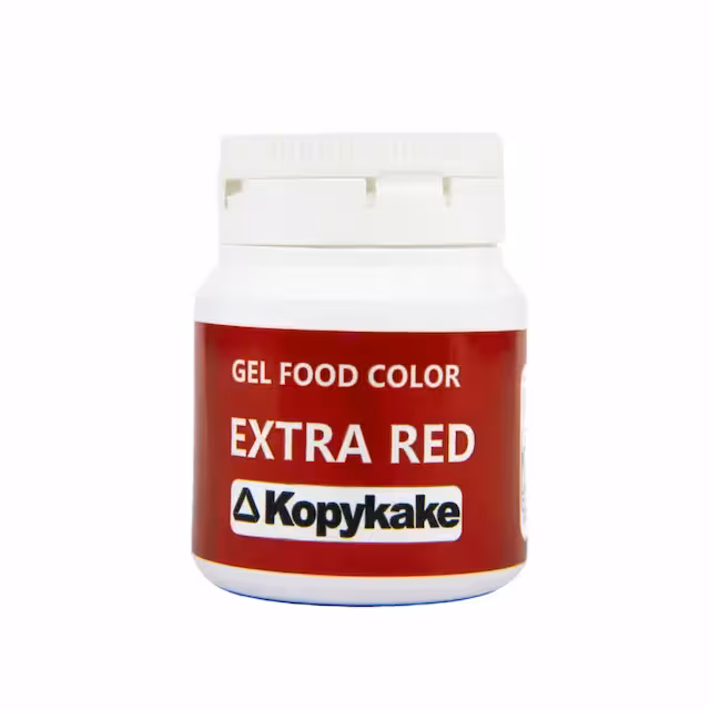 رنگ ژله ای قرمز اکسترا کپی کیک