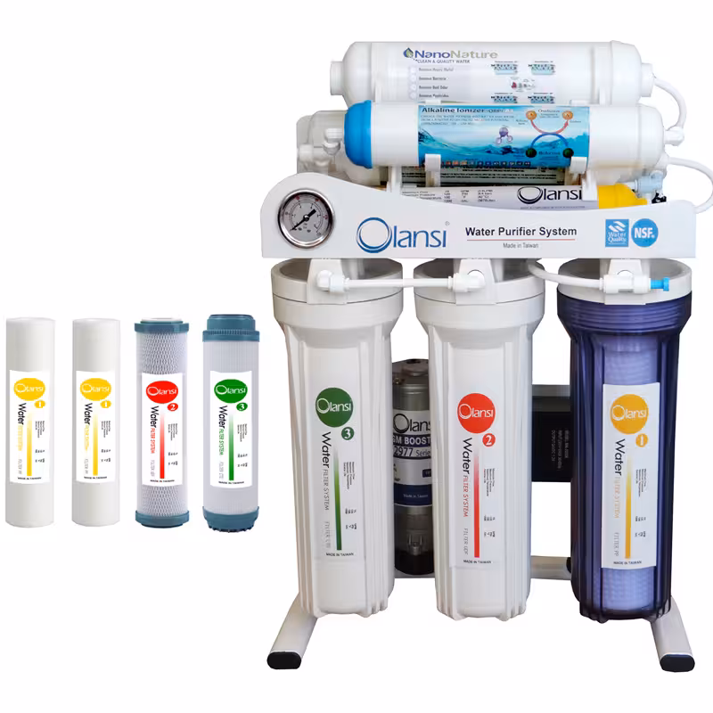 دستگاه تصفیه کننده آب اولانسی مدل REVERSE OSMOSIS-AT8300 به همراه فیلتر 3 عددی