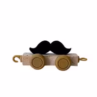 قطار چوبی طرح سبیل