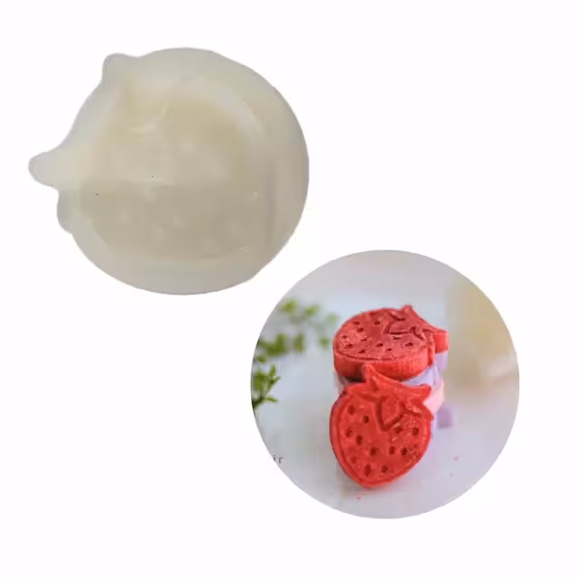 کاتر فشاری قند طرح توت فرنگی