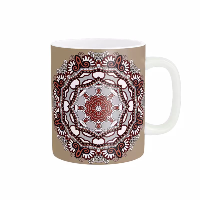 ماگ پادآفرین طرح سنتی اسلیمی ایرانی کد 1909