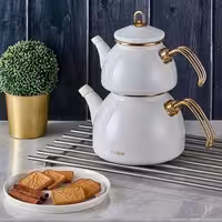 کتری و قوری لعابی نوا اورجینال مدل N3171 ترکیه