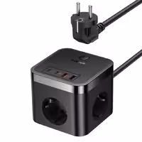 شارژر رومیزی 30 وات بیسوس مدل  PowerCombo BPS30-3E | کالا مکس