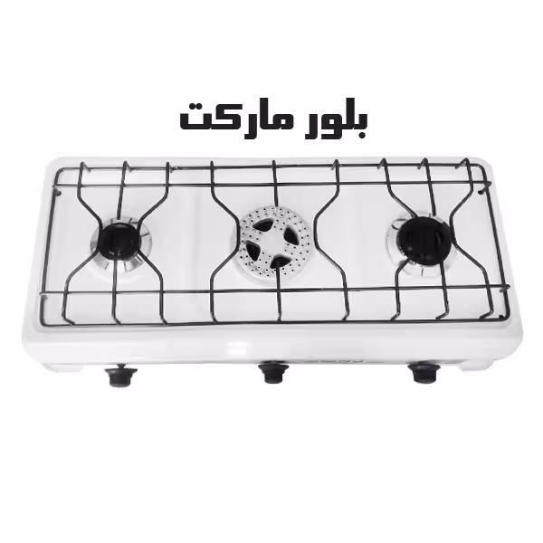 اجاق گاز سه شعله رومیزی پولاد (3 شعله)