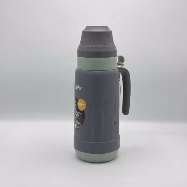 فلاسک مسافرتی 1 لیتر شیشه دار سبز 79T100