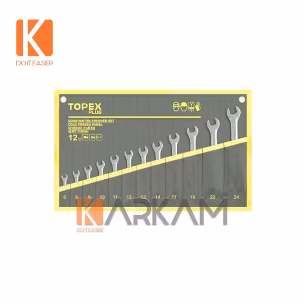 آچار يکسر رينگ 12 عددی کيفی تاپکس