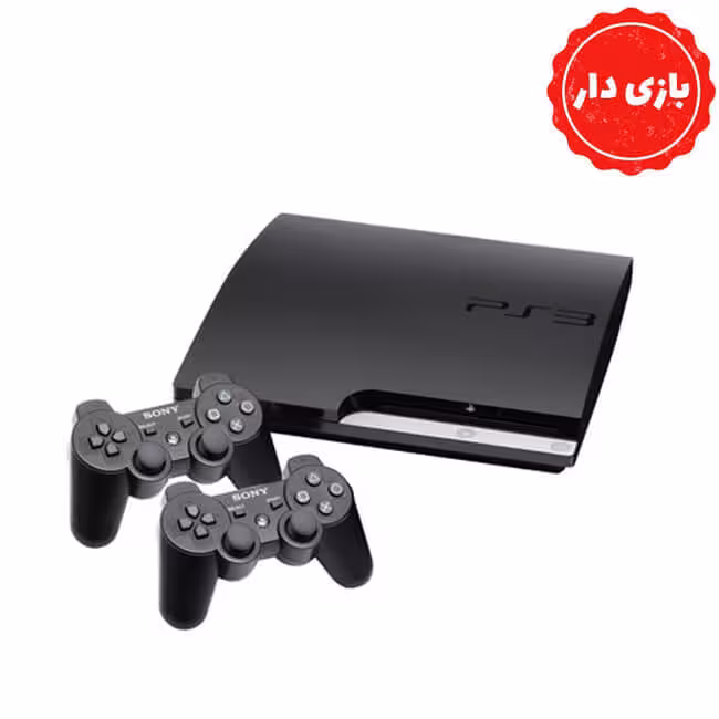 Ps3 slim 320 کارکرده دو دسته