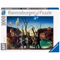 پازل 1000 قطعه Ravensburger طرح بازتاب قوها در فیل‌ها