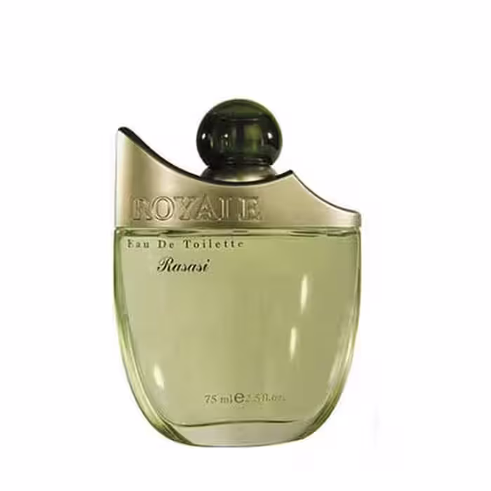 ادکلن رویال سبز مردانه Rasasi Royale Pour Homme-حجم 75 میلی لیتر