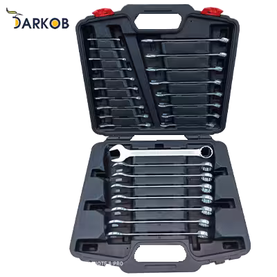 مجموعه آچار یک سر تخت یک سر رینگی لیکوتا 26 عددی مدل AWT-ESFK05