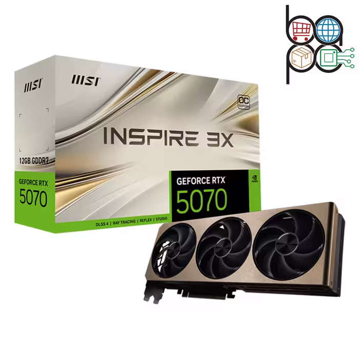 کارت گرافیک MSI RTX 5070 INSPIRE 3X OC 12G